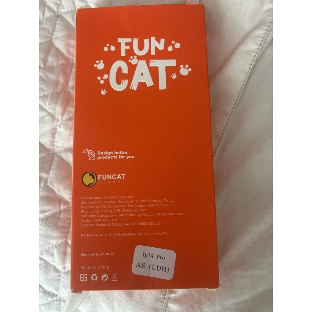 Funcat Screen Protector, Invisible Artifact Screen Protector Iphone 14 Pro
